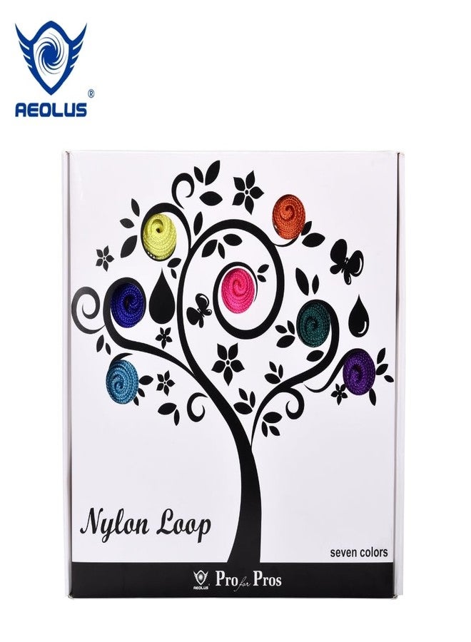Aeolus طوق نايلون متعدد الألوان من إيولوس لتزيين الكلاب (عبوة من 7 قطع)، طول 50 سم، مثالي لطاولات التزيين، يساعد على التحكم في الحيوانات الأليفة المتحمسة، متوسط - Image 2